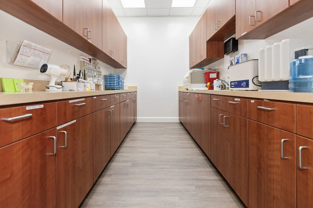 Instrument sterilization area at Richmond Dental Care
