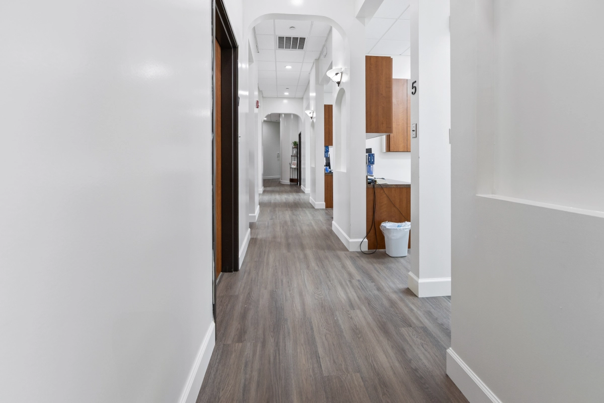 Treatment hallway at Richmond Dental Care